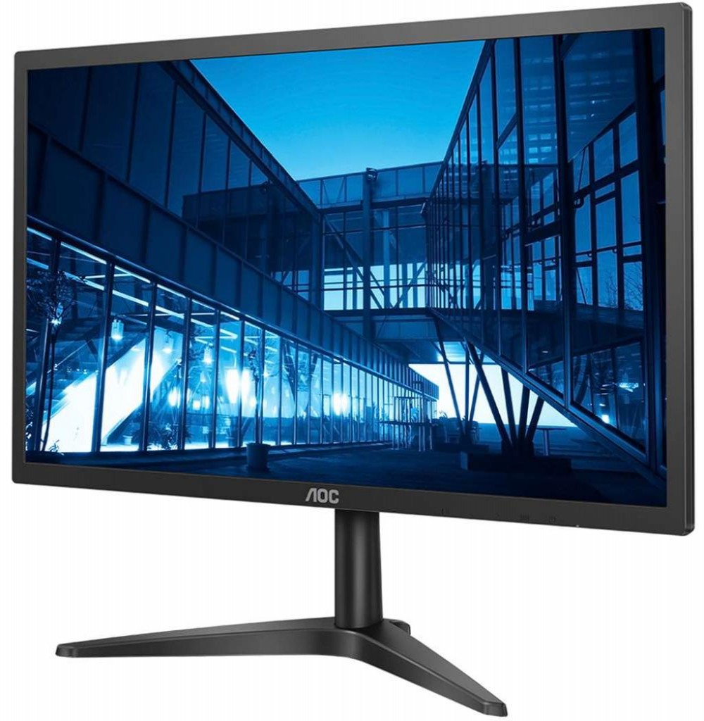 Monitor LED de 21.5" AOC 22B1H Full HD com HDMI/D-Sub Bivolt - Preto