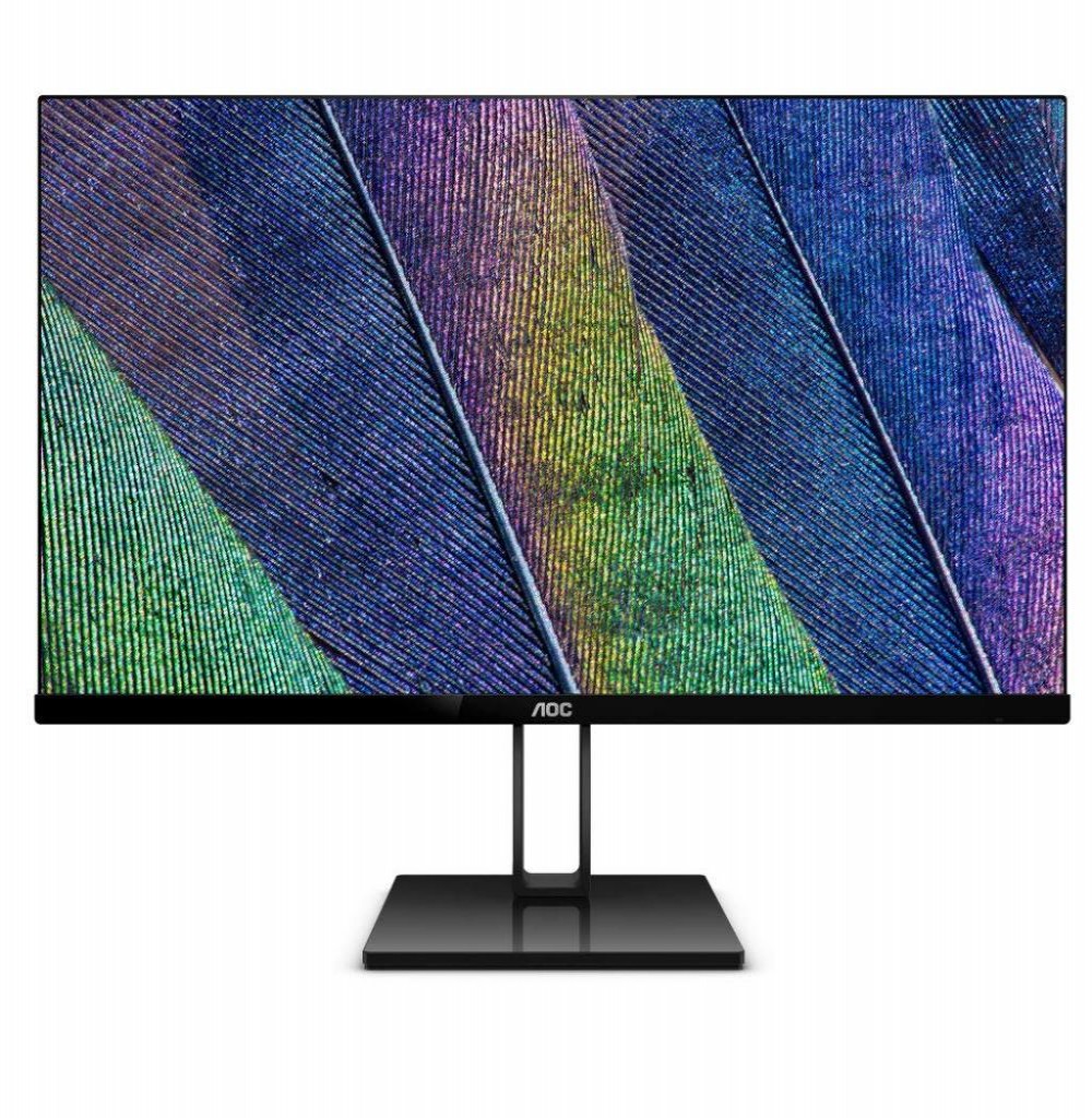 Monitor LED de 21.5" AOC 22V2H Full HD com HDMI/D-Sub Bivolt - Preto