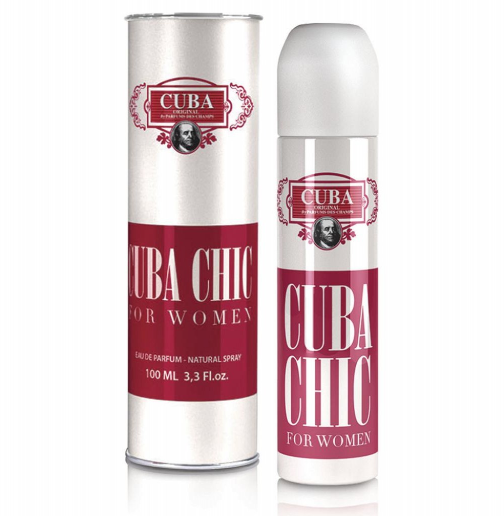 Perfume Cuba Chic For Women Eau de Parfum Feminino 100ML