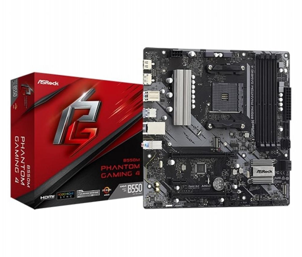 Placa Mãe Asrock B550 Phantom Gaming 4 AMD (AM4)