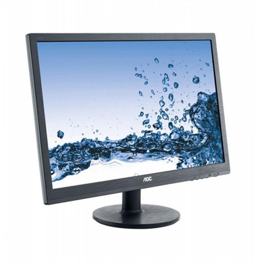 Monitor LED de 24" AOC M2470SWH Full HD com HDMI/VGA Bivolt - Preto