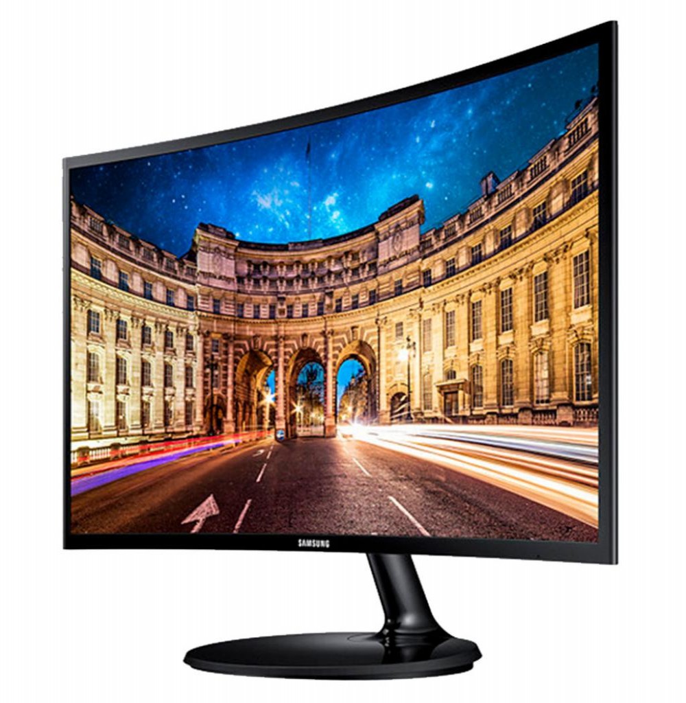 Monitor Samsung C24F390FHL 24" Curvo Preto