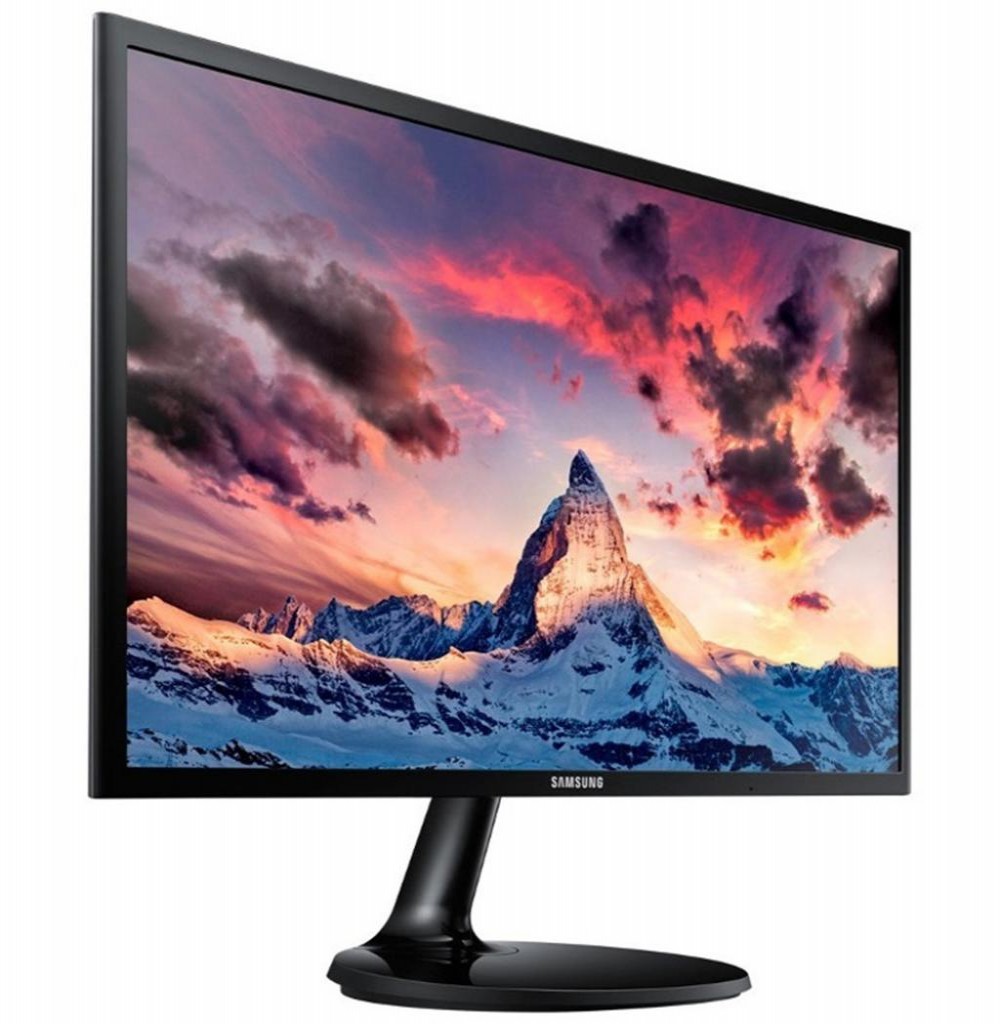 Monitor Samsung LS24F350FHLXZX Slim 24" FullHD HDMI Preto