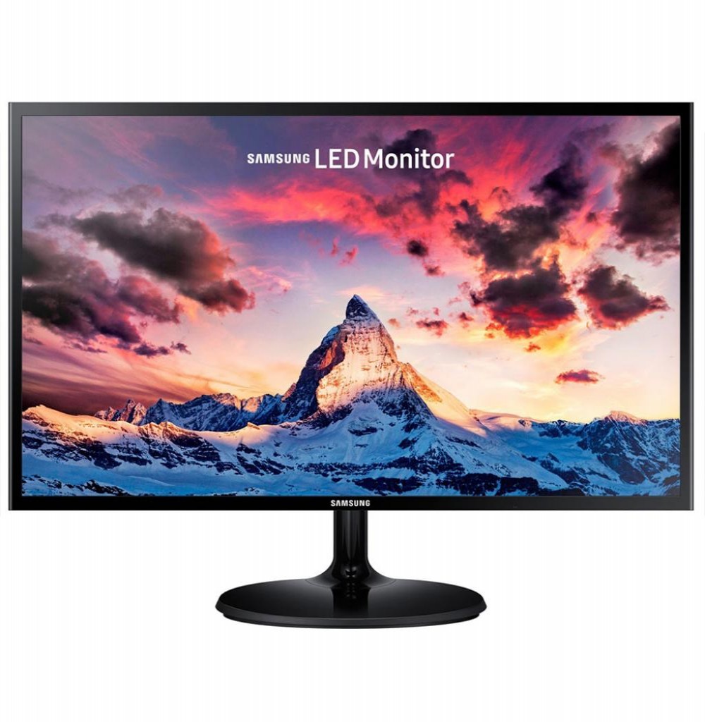 Monitor Samsung LS24F350FHLXZX Slim 24" FullHD HDMI Preto