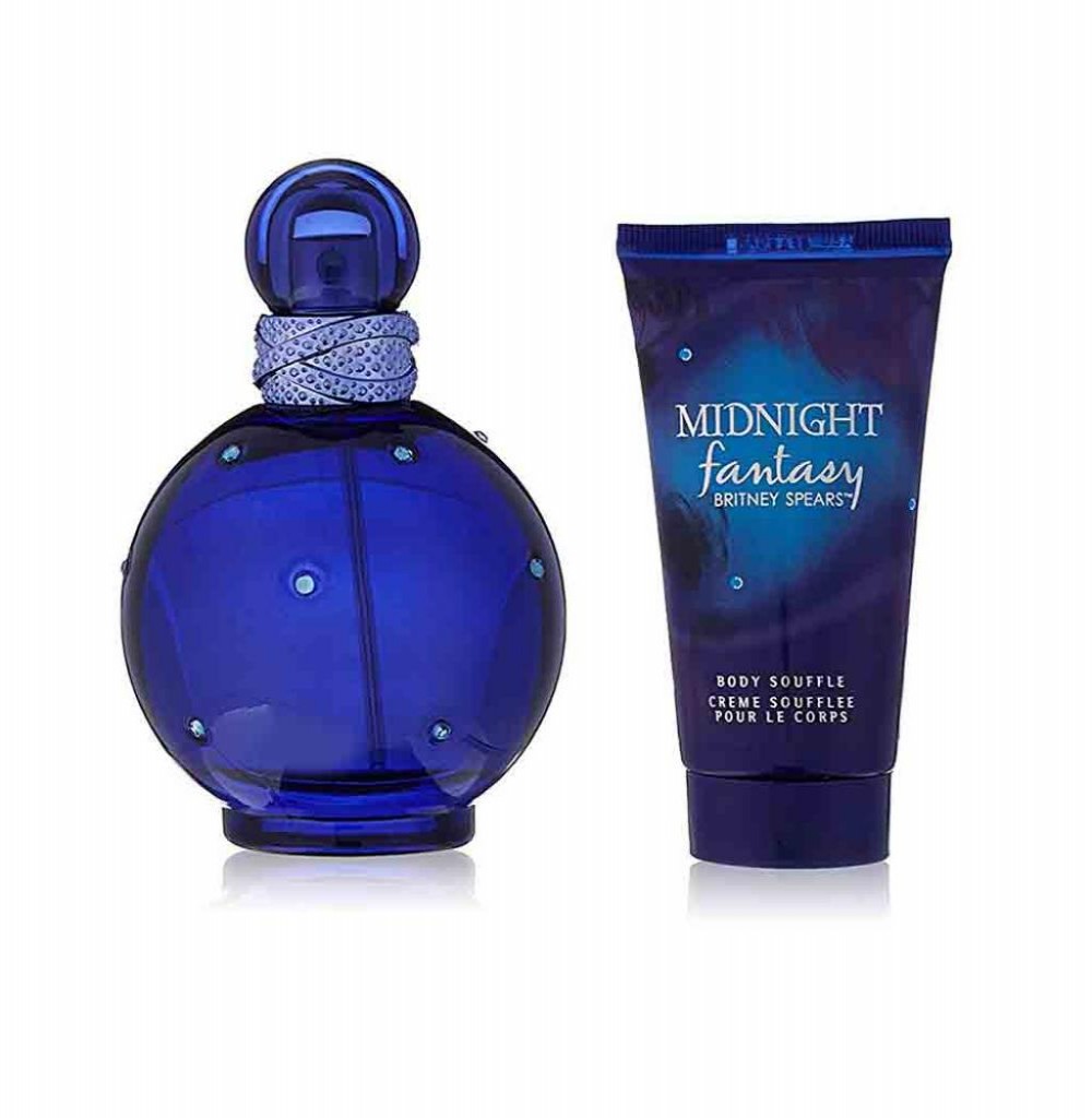 Kit Perfume Britney Spears Fantasy Midnight 100ML Eau de Parfum Feminino + Body Lotion 