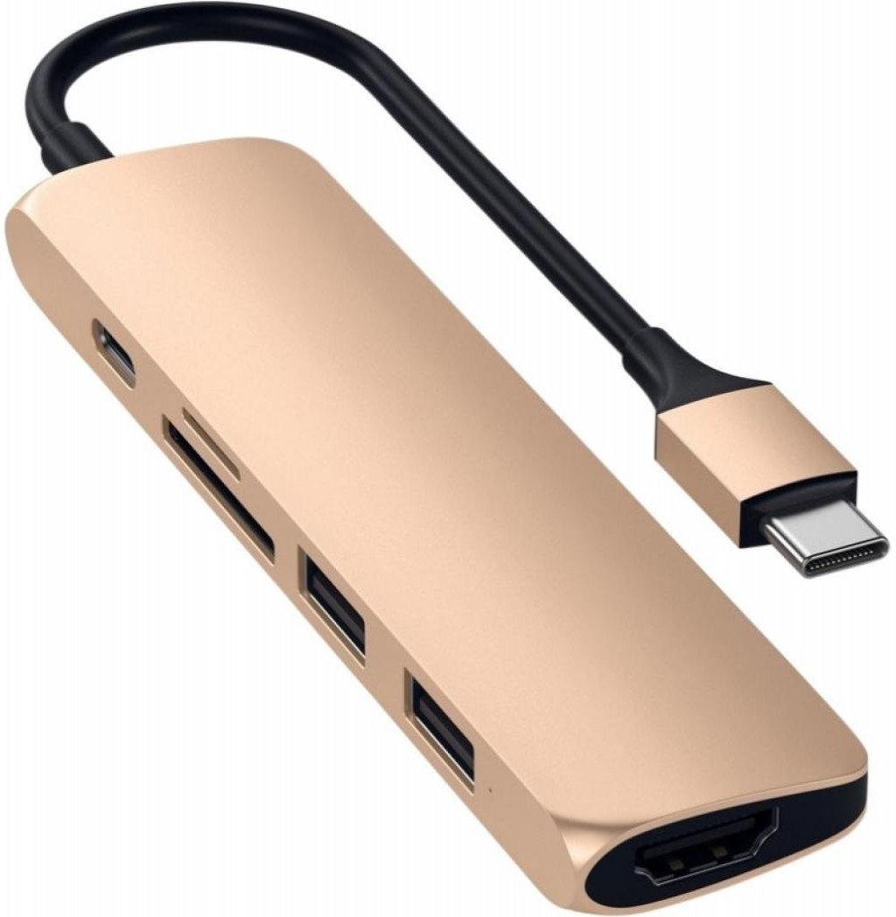 Adaptador USB-C/HDMI Satechi 4K ST-SCMA2G Dourado|*