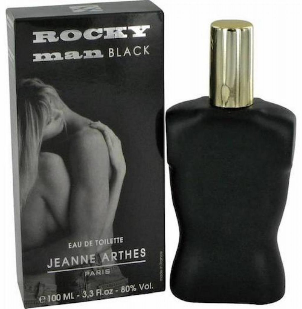 Perfume Rocky Man Black Jeane Arthes Eau De Toilette 100ML + SH 150 ML