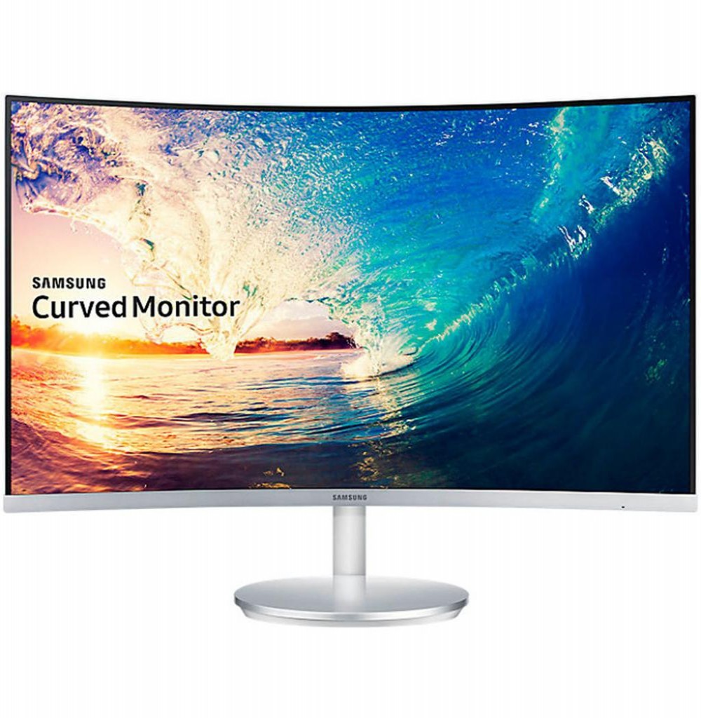 Monitor Samsung C27F591FDL 27" Curvo  Full HD com HDMI/DisplayPort/VGA Bivolt-Branco