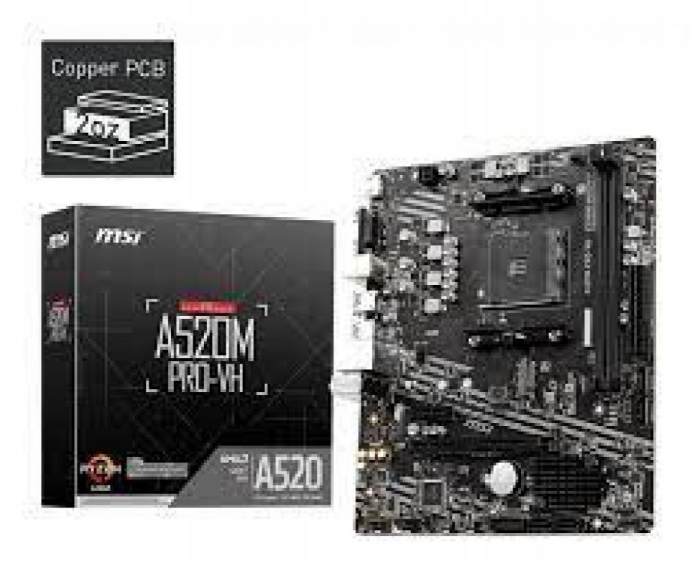 Placa Mae AMD (AM4) MSI A520M Pro-VH