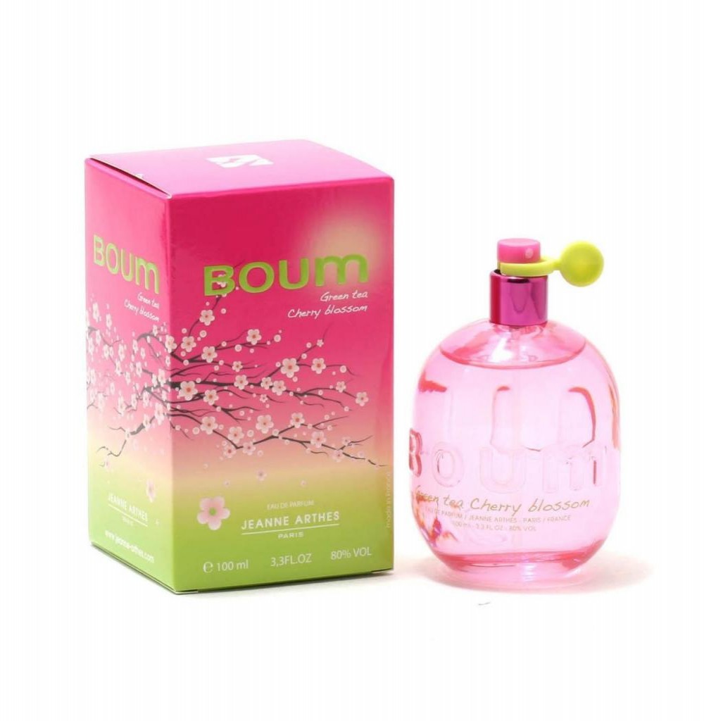 Perfume Jeanne Arthes Boum Green Tea Cherry Eau de Parfum Feminino 100ML