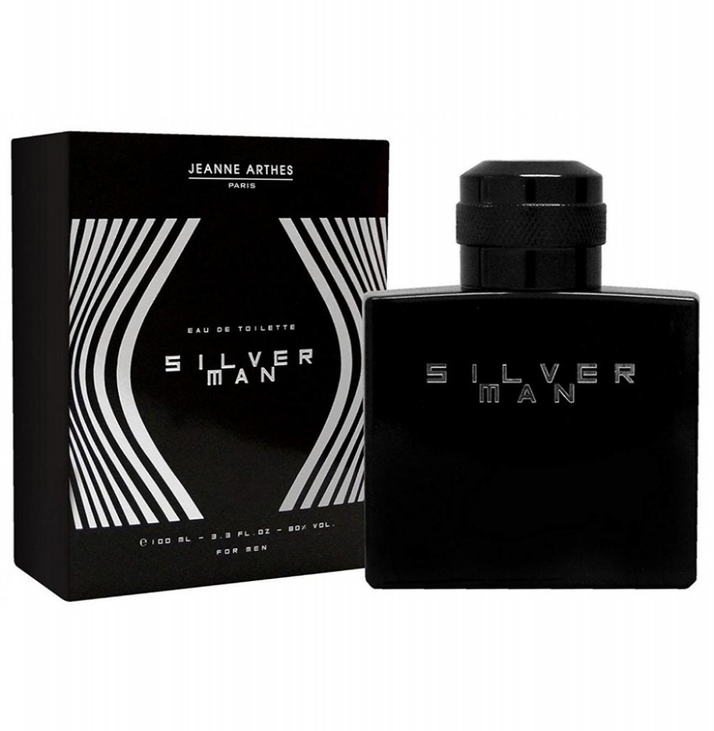 Perfume Jeanne Arthes Silver Man Eau de Toilette Masculino 100ML
