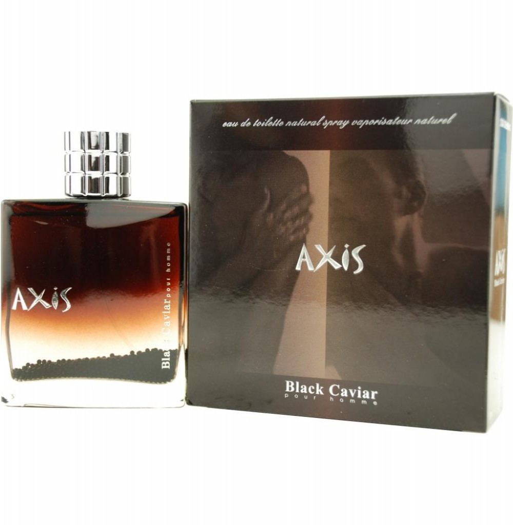 Perfume Axis Black Caviar Pour Homme Eau de Toilette Masculino 	90ML