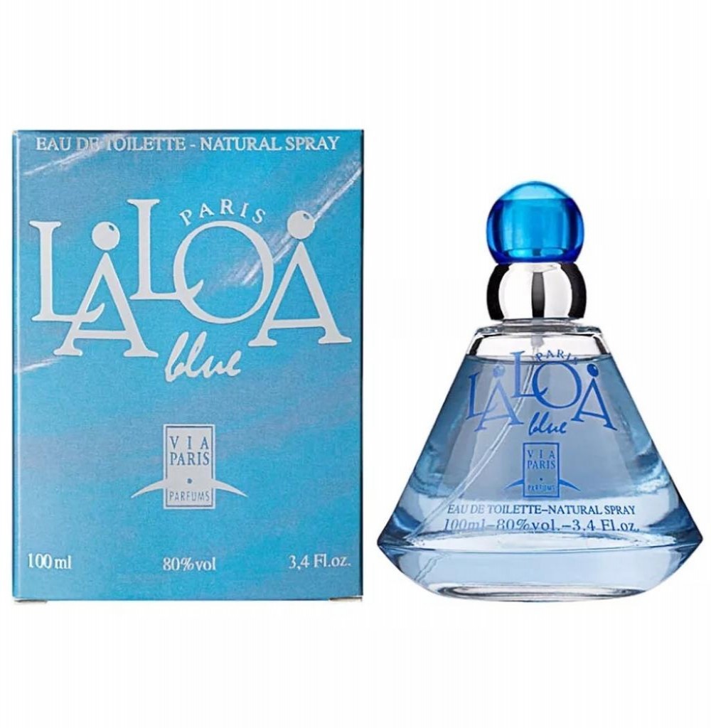 Perfume Via Paris Laloa Blue Eau de Toilette Feminino 100ML