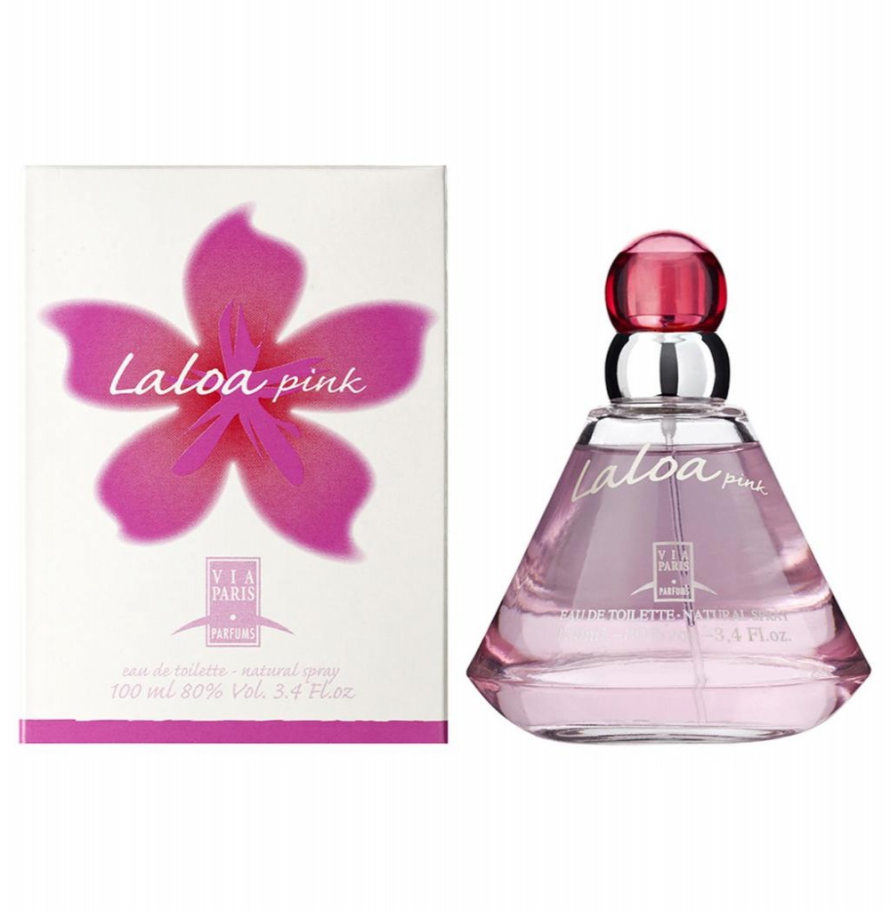 Perfume Via Paris Laloa Pink Eau de Toilette Feminino 100ML