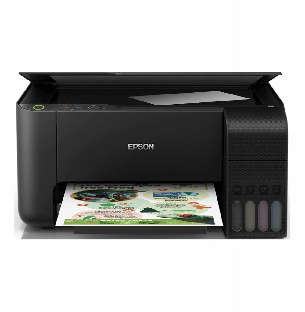 Impressora Epson EcoTank L3110 3 em 1 Bivolt - PretO