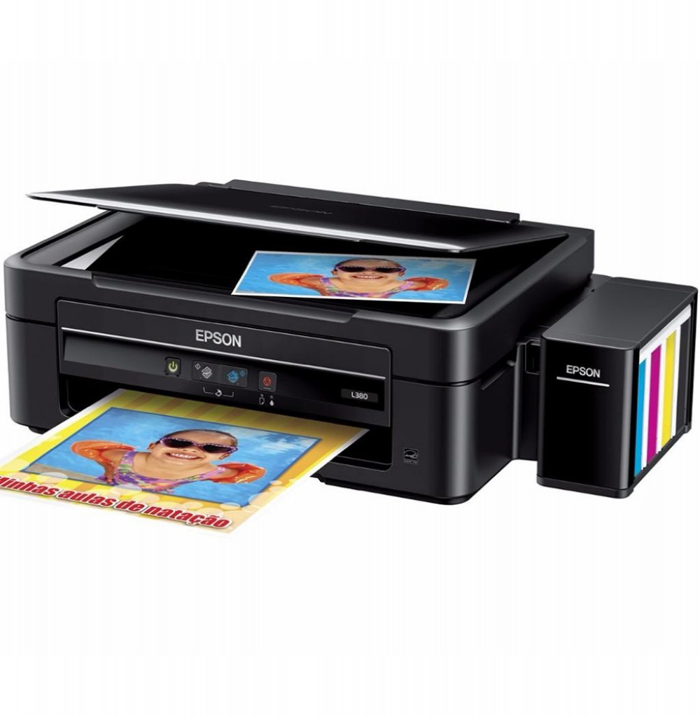 Impressora Multifuncional Epson L380 Bivolt Preto