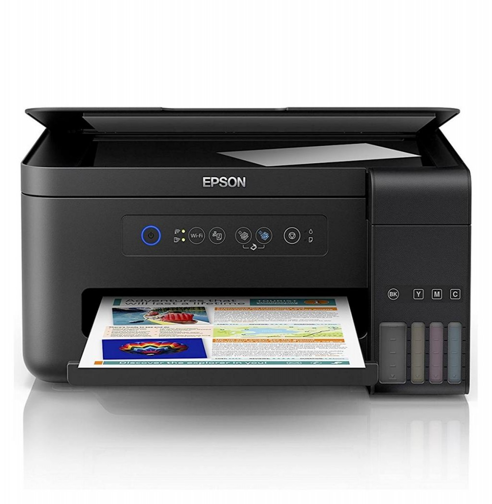 Impressora Multifuncional Epson EcoTank L4150 Inkjet 3 em 1 com Wi-Fi Bivolt - Preta