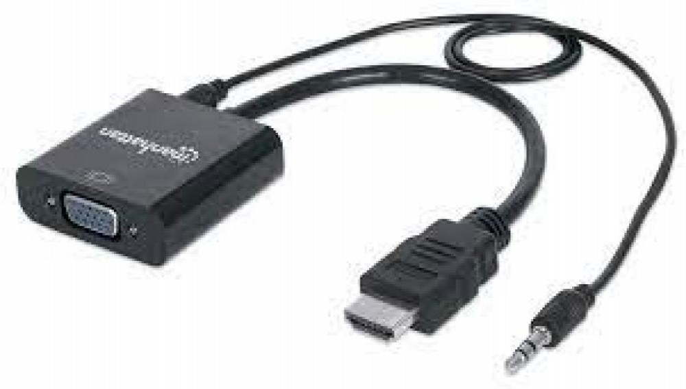 Adaptador HDMI/VGA Manhattan 151559 Com Audio