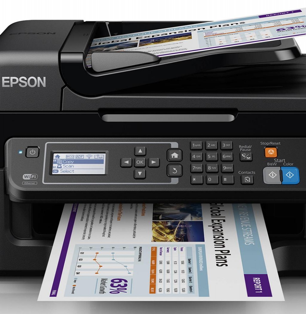 Impressora Epson EcoTank L575 4 em 1/Wi Fi/Bivolt - Preto