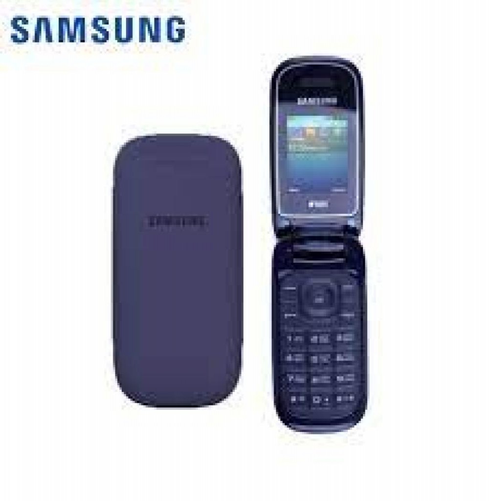 Celular Samsung E1272 Dual Flip Azul Escuro