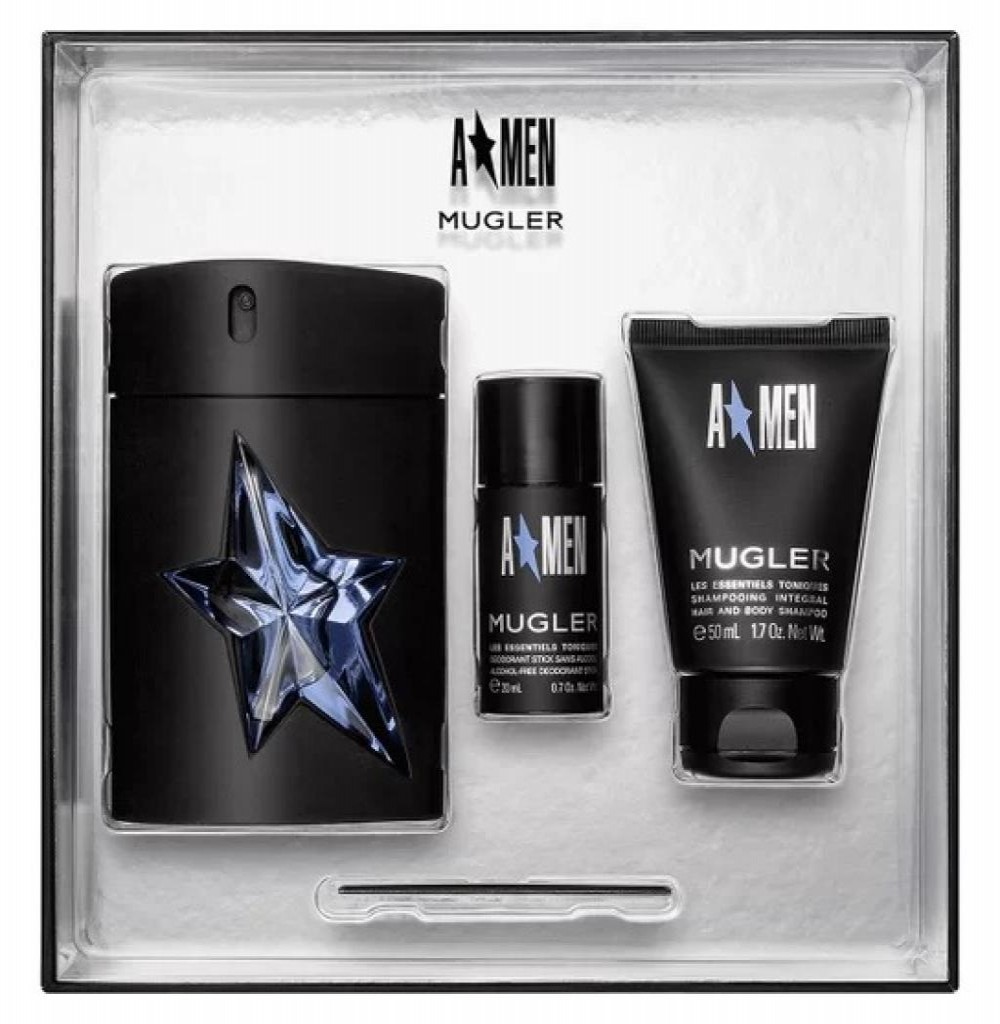 Kit Thierry Mugler A Men EDT 100 ML + Body Shampoo