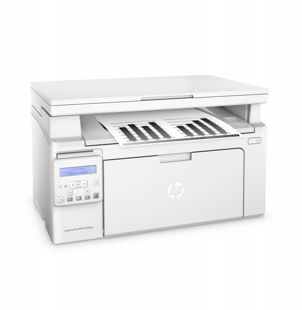 Impressora Multifuncional HP Pro MFP M130nw Laserjet 3 em 1 com Wi-Fi 110V - Branca