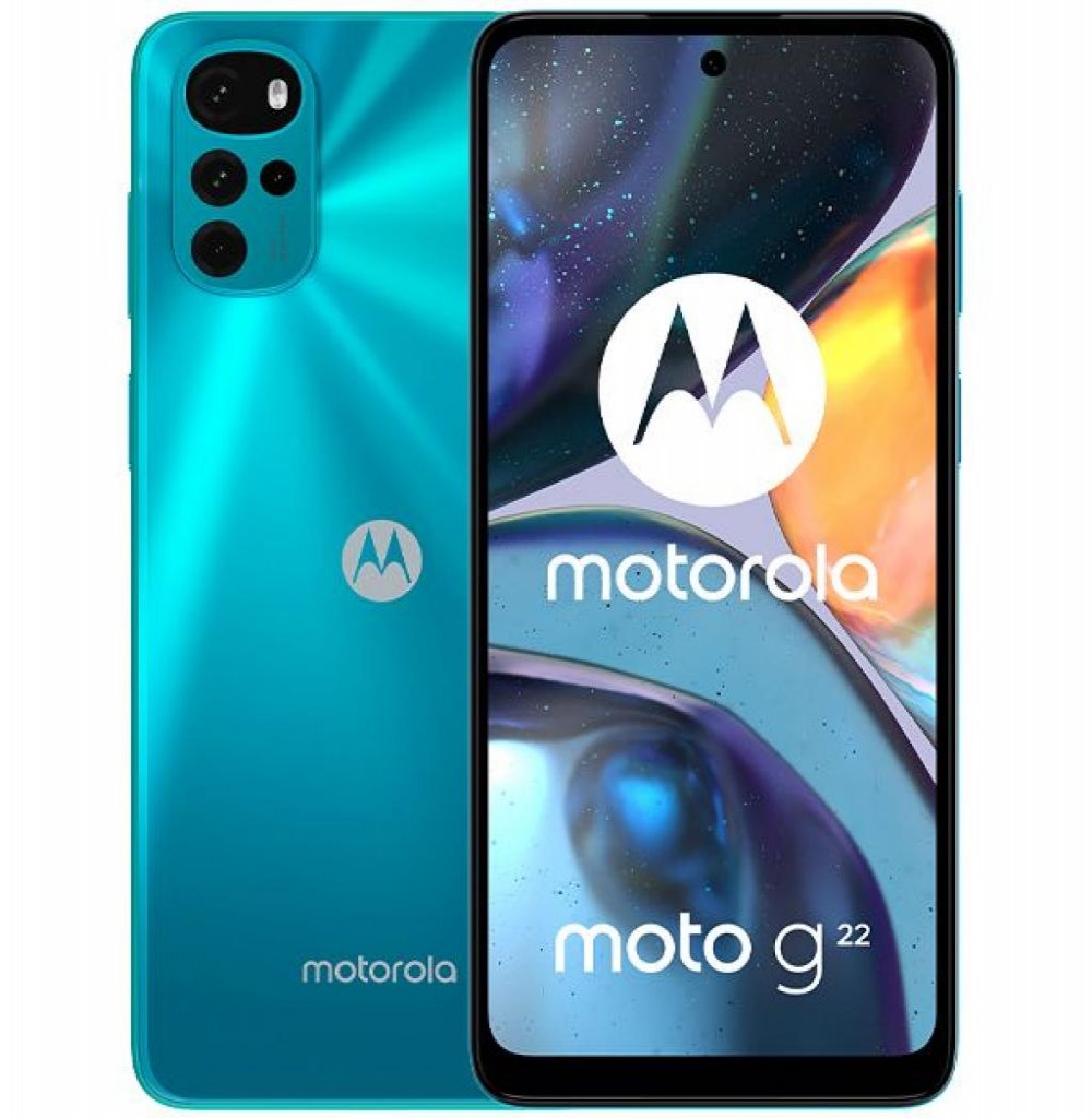 Celular Motorola G22 Xt2231-2 4/128gb Azul  (Carregador Brasil)