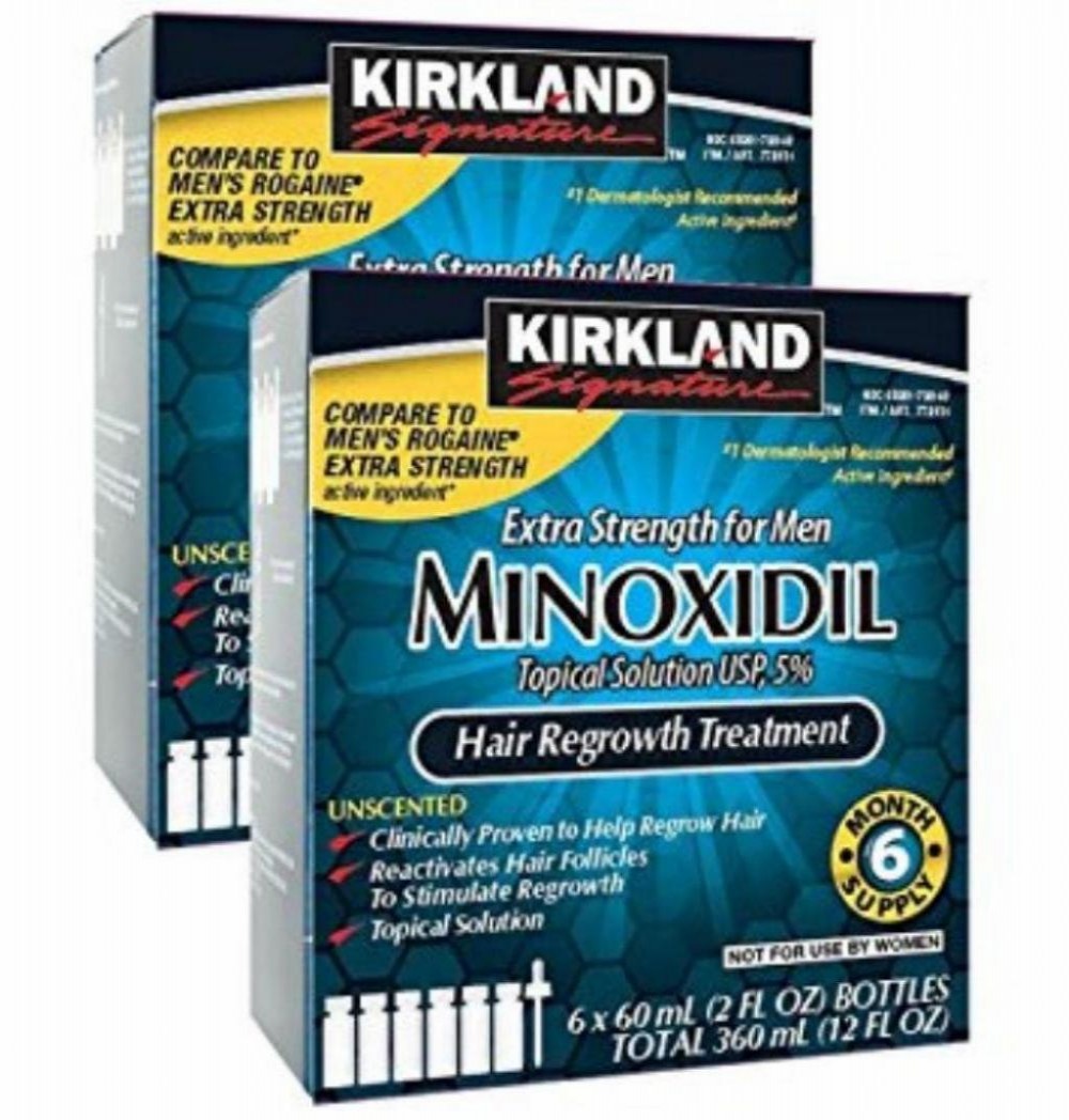 Kirkland Kit Minoxdil Hair Loss Masculino (6 PCS)