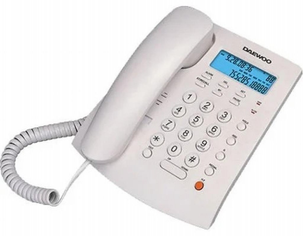 Telefone Daewoo DTC-310 BIN/C/FIO/Branco