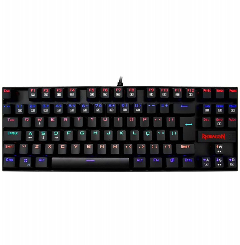 Teclado USB Redragon Kumara K552-KR-PT Português Pre