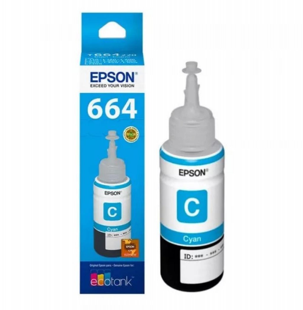 Tinta Epson L1XX/L2XX/L3XX/L5XX T664220-AL Cyan