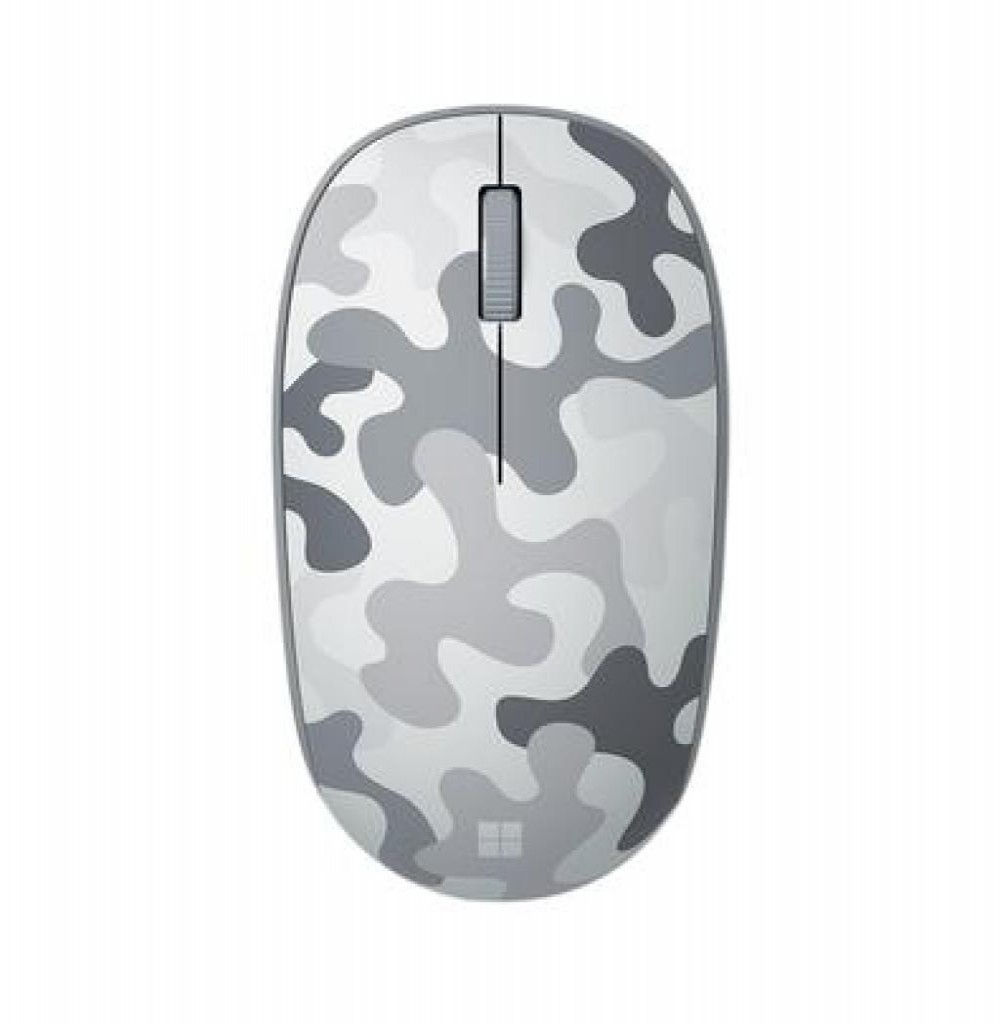 Mouse Microsoft 8KX-00001 Camuflado Branco BT