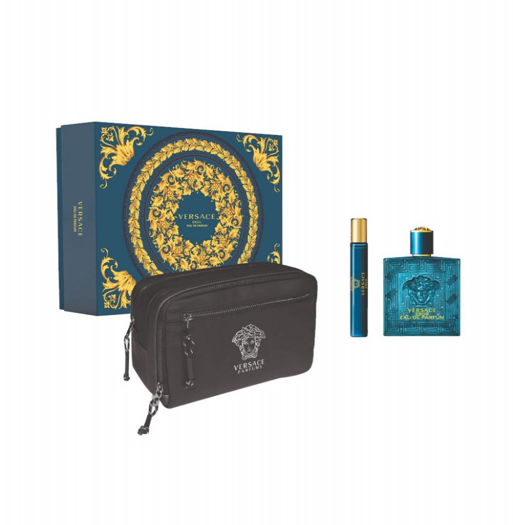 Kit Versace EDT Masculino 100 ML + MINI + Neceser