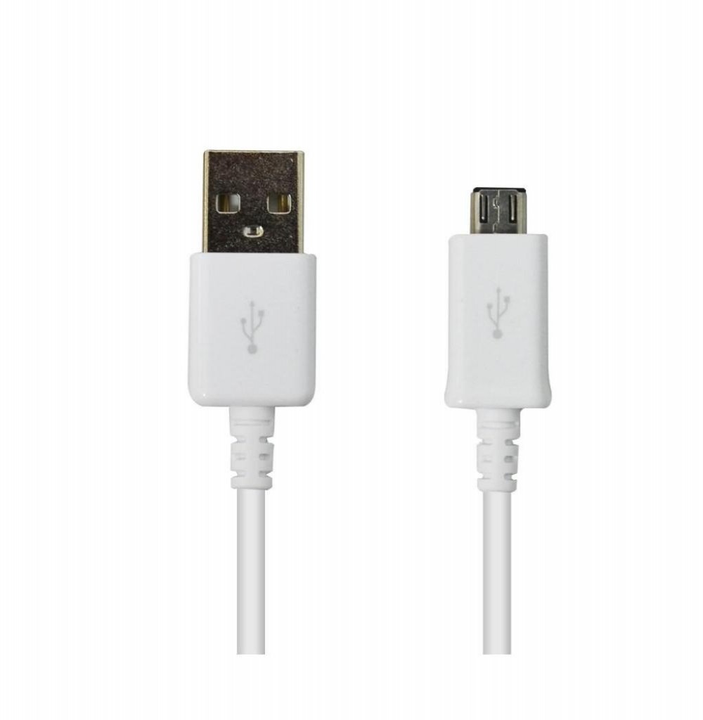 Cabo Micro USB Lighning Branco p/ Celular 
