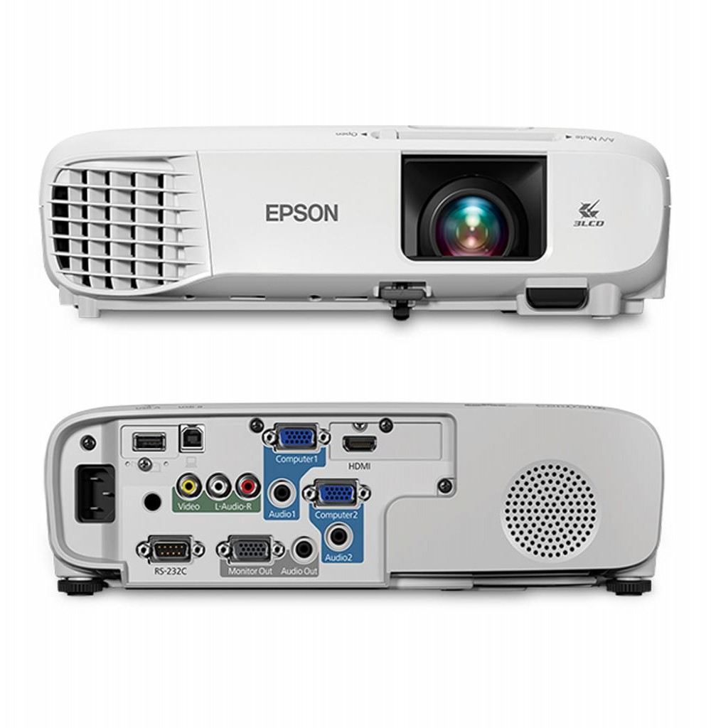 Projetor Epson PowerLite S39 de 3.300 Lumens HDMI/VGA Bivolt - Branco