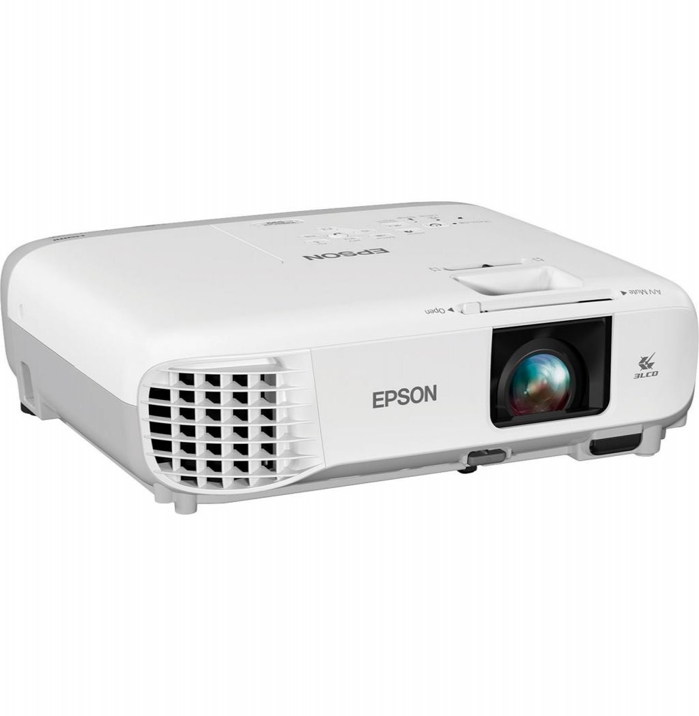 Projetor Epson PowerLite S39 de 3.300 Lumens HDMI/VGA Bivolt - Branco