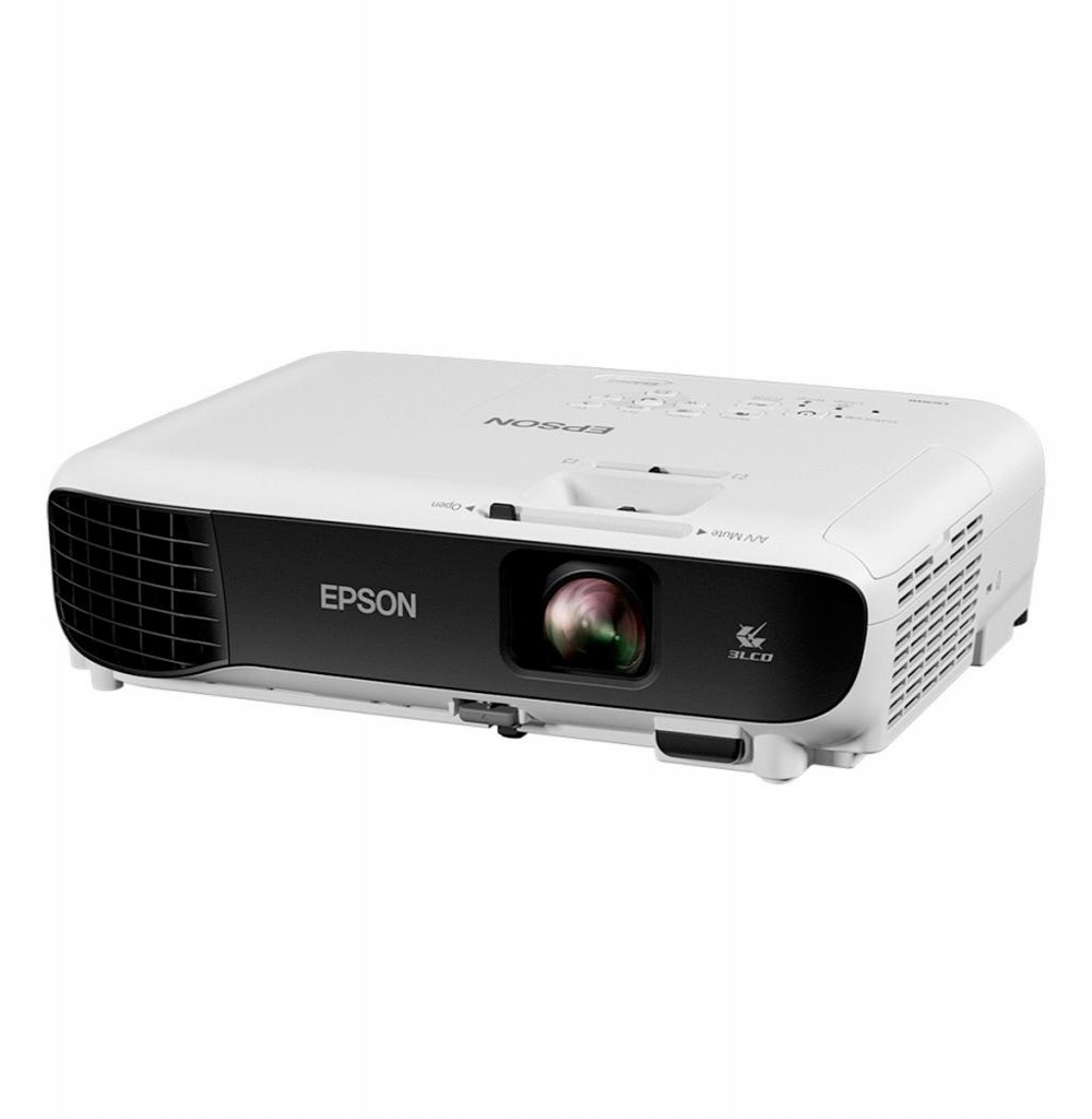 Projetor Epson PowerLite S41+ de 3.300 Lumens HDMI/VGA Bivolt - Branco