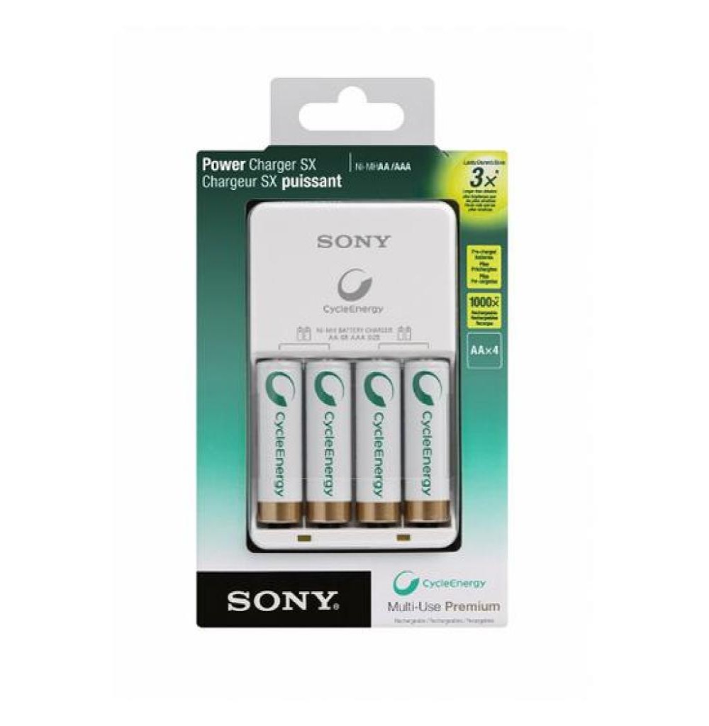 Carregador de Pilha Sony BCG-35HH4EN C/4 