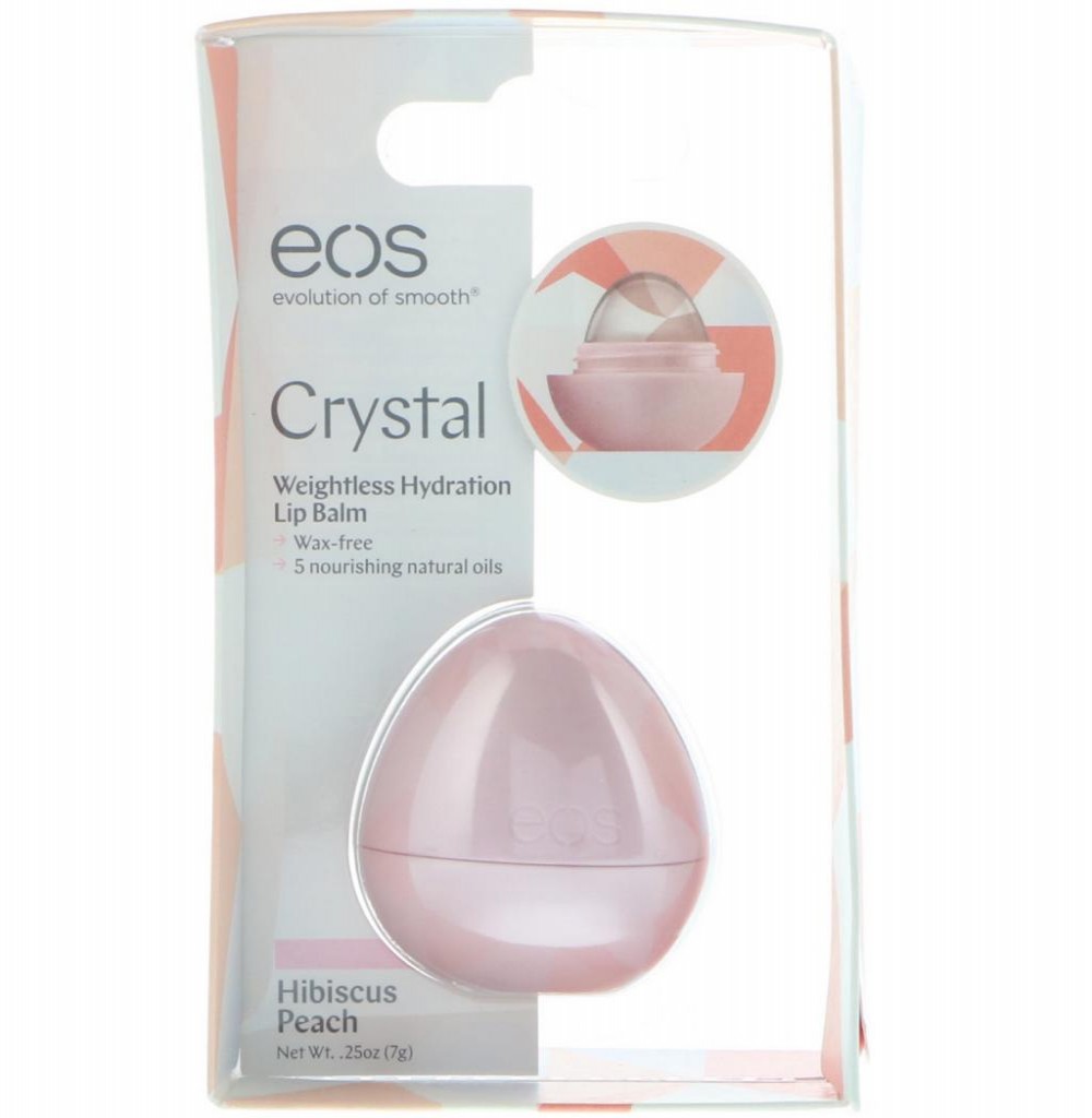 Bálsamo EOS Crystal Hibiscus Peach