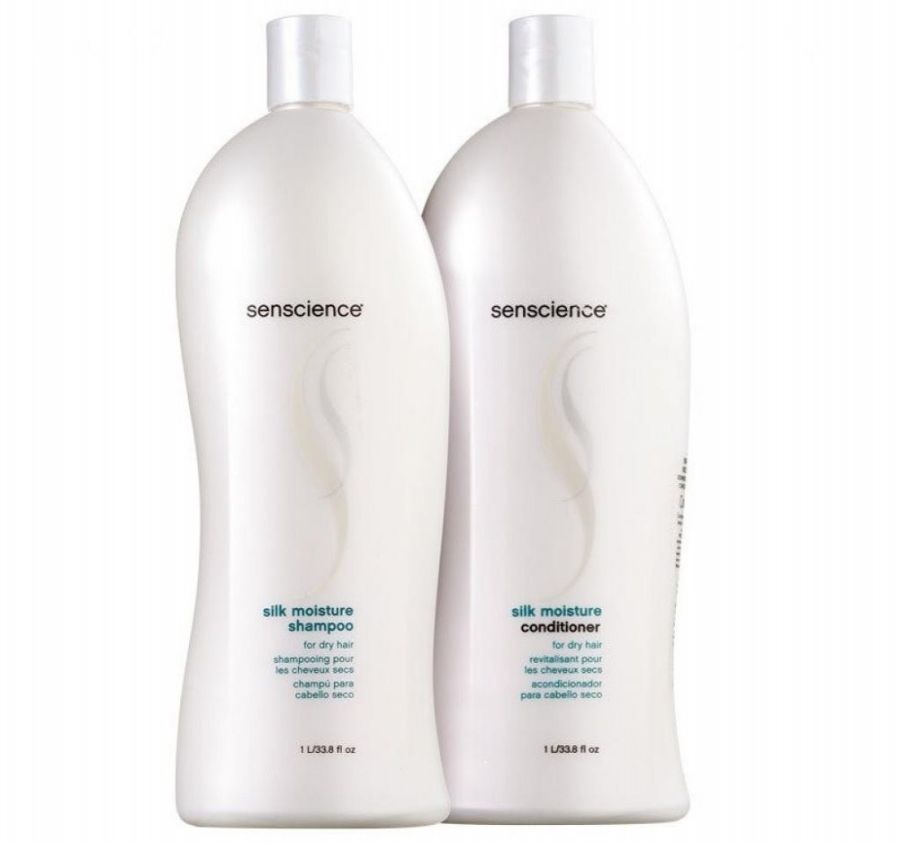 Kit Senscience Silk Moisture Duo Shampoo e Condicionador 1L