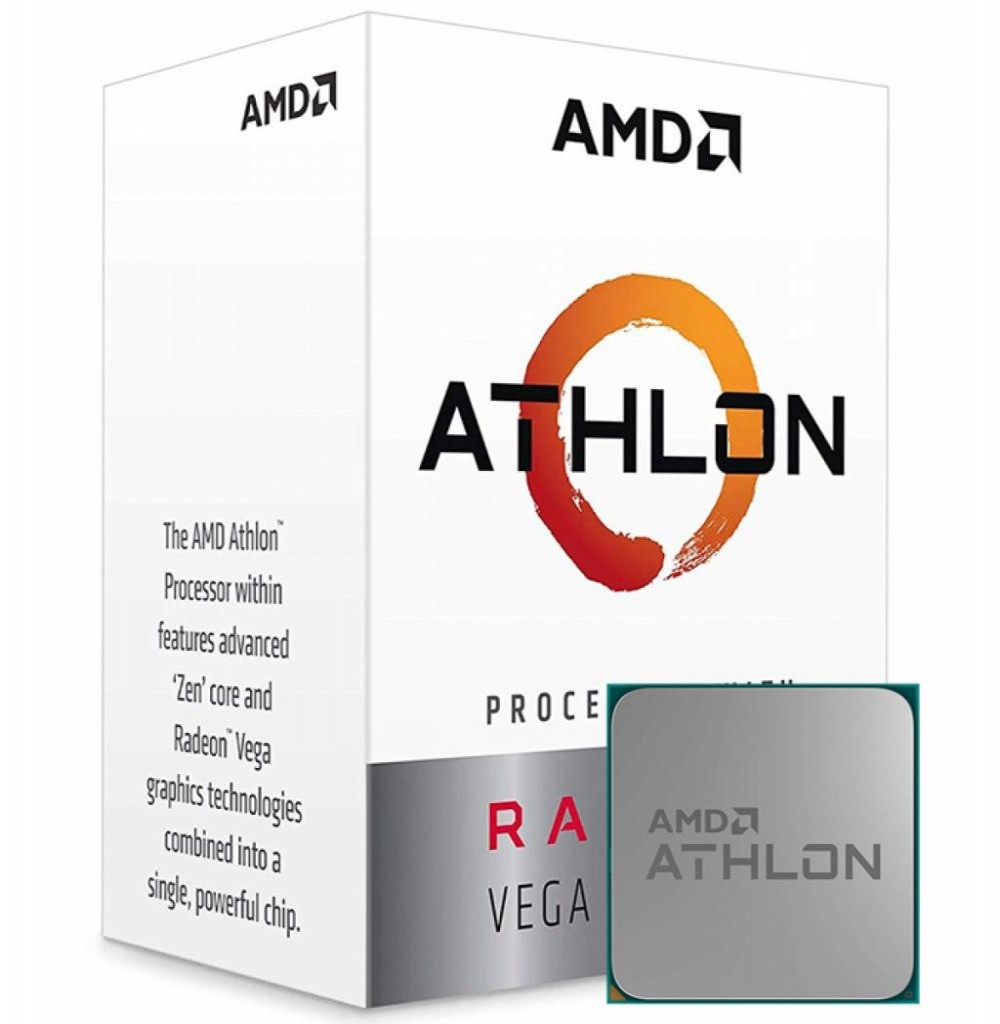 Processador AMD AM4 ATLHON 240GE VEGA 3.5GHZ 5MB