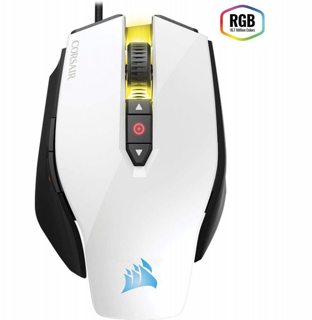Mouse Corsair Gaming M65 Pro RGB CH-9300111-NA USB Branco 