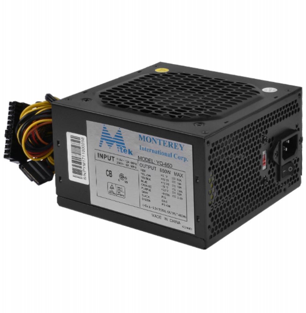 Fonte 650W MTEK YQ-650 (CP-004) 