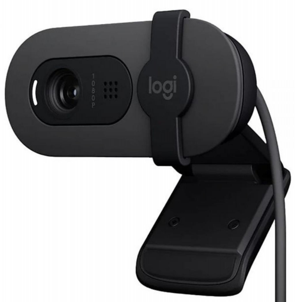 Webcam Logitech Brio 100 Fhd Grafite