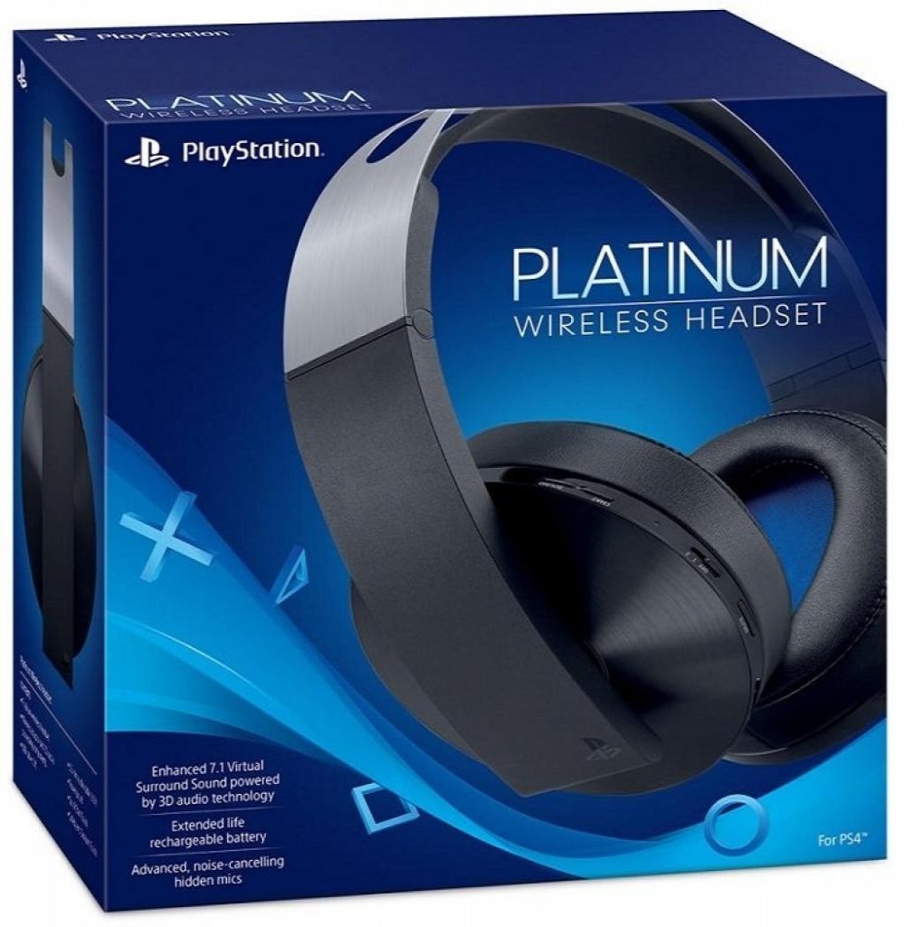 Fone Headset Para Play Station 4 Platinum Sem Fio