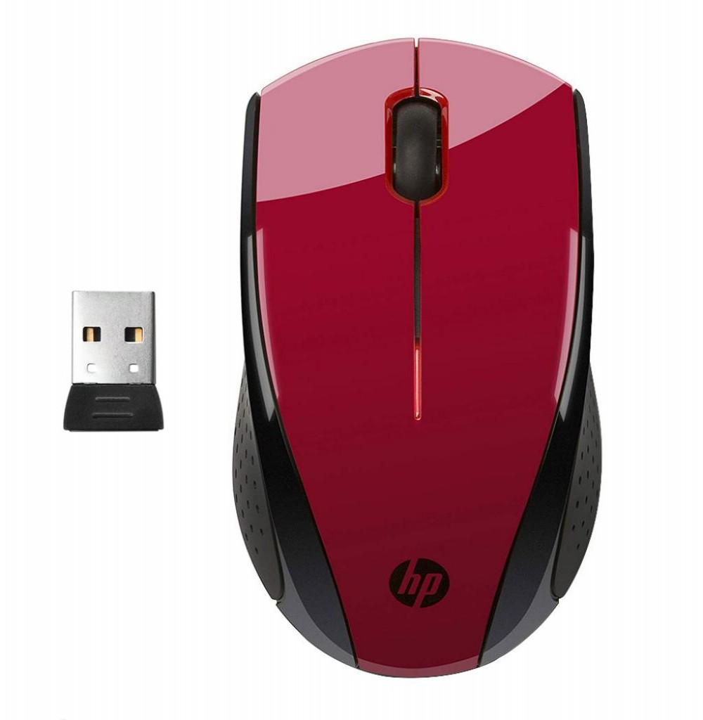 Mouse Hp X3000 Sem Fio - Vermelho