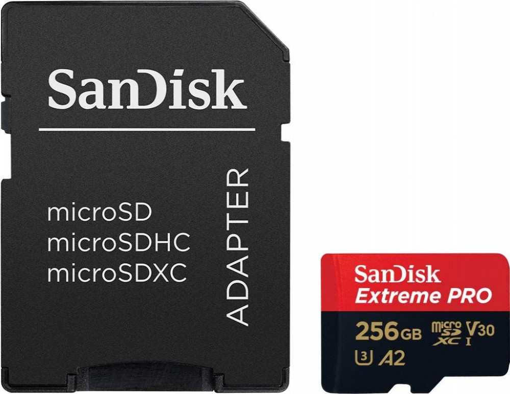 Cartão De Memória SD Micro 256GB Sandisk Extreme Pro 140mbs