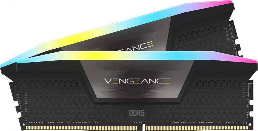 Memória DDR5-32GB 6200 Corsair Vengeance RGB Kit (CMH32GX5M2B6200)