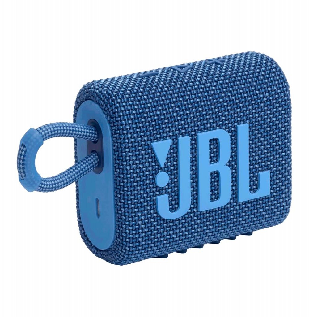 Caixa de Som JBL Go 3 Bt Eco Blue 