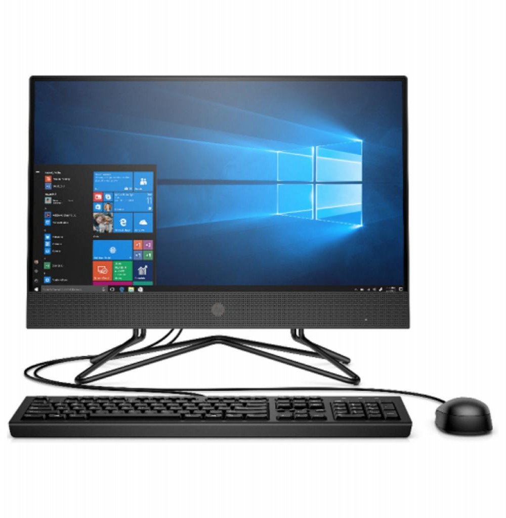 Desktop HP 205 G4 Ryzen5 2.1/16/1TB+256/23.8" Preto